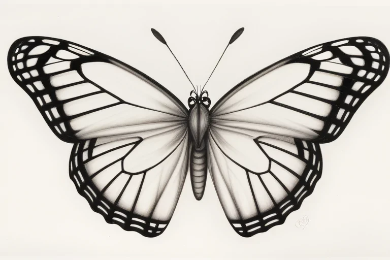 buterfly drawing