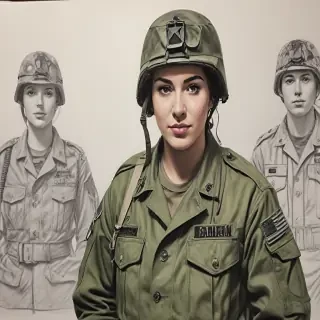army drawings