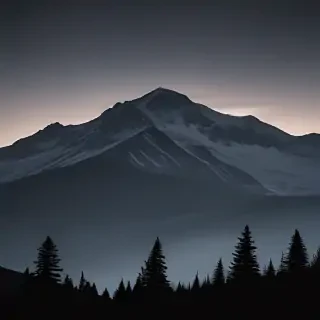 mountain silhouette