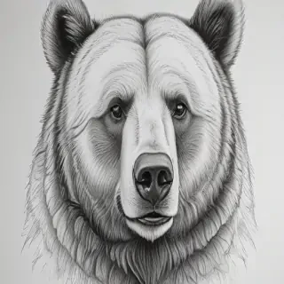 bear pic drawing