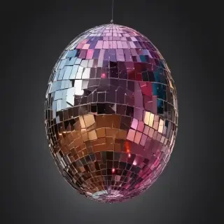 transparent background disco ball png