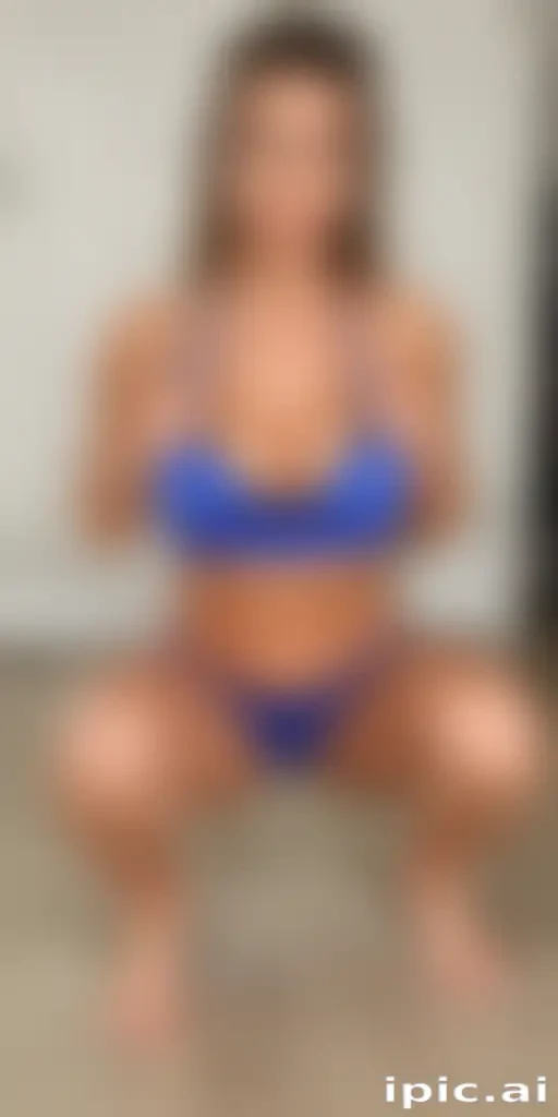 bikini squatting