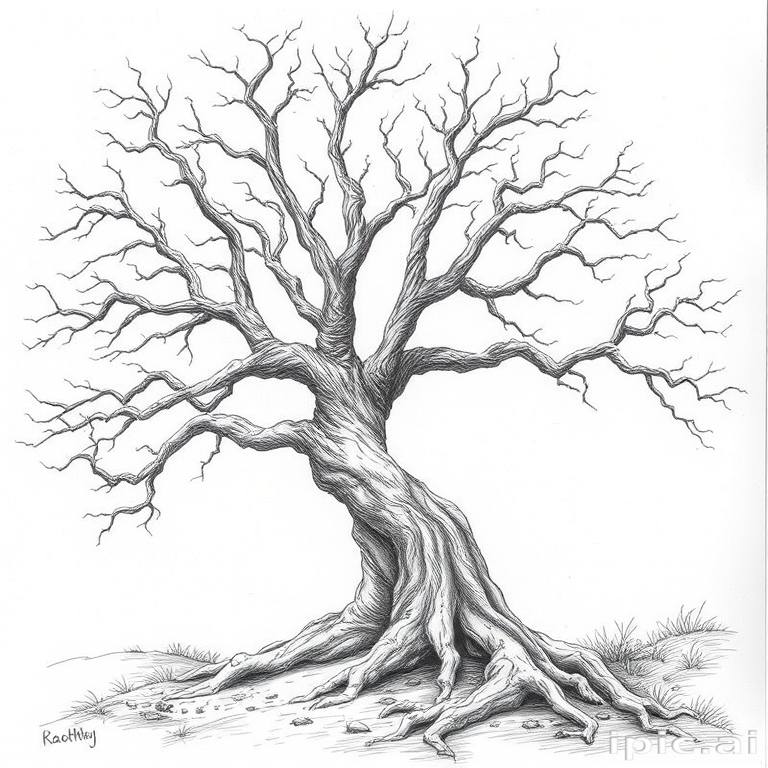 dead tree drawings