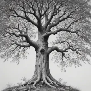 tree drawing images
