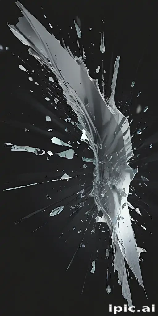 glass shattering png