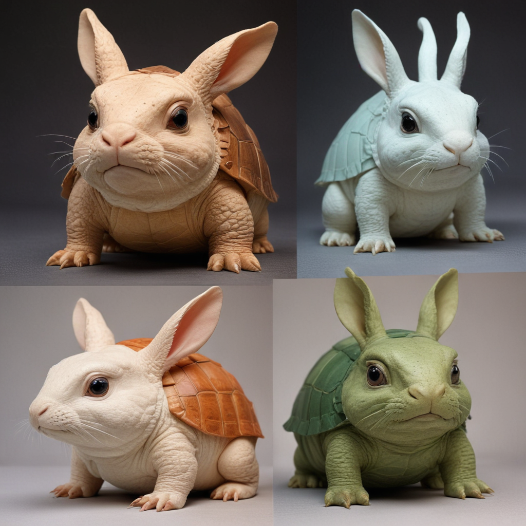 Lean Rabbit Turtle Imagine a logo where the body resembles a turtle, with its shell ...
