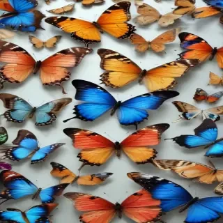 butterflies transparent background