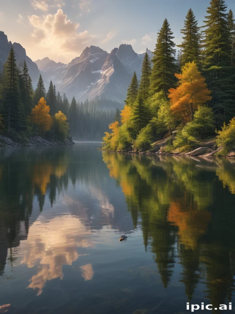 background lake