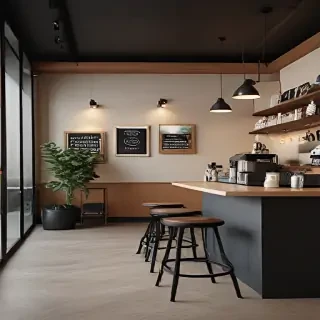 coffee shop mockup