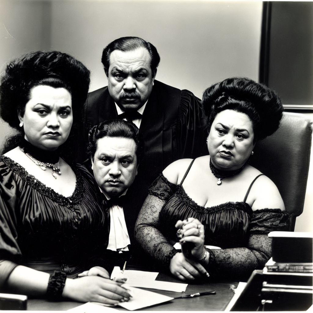 Ai Image Generator - Ai Art Generator - High Quality and 100% Unique Images  - iPic.Ai — vintage picture of three grumpy angry furious serious ugly fat  burlesque dancer sitting behind judge's