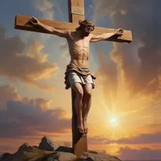 picture of jesus on cross