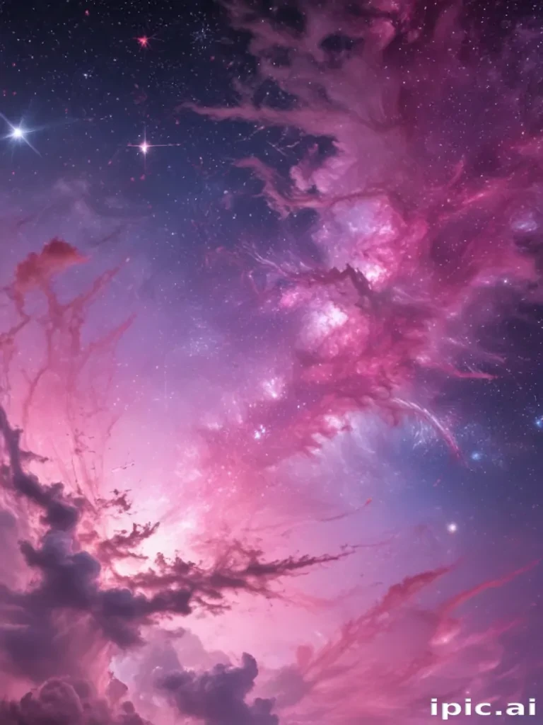 pink galaxy wallpaper