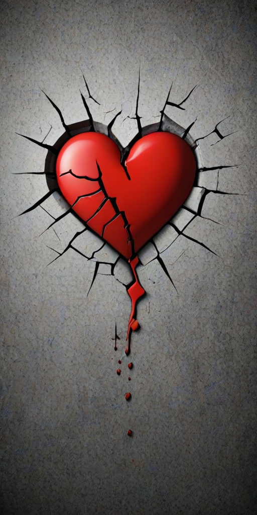 broken heart background
