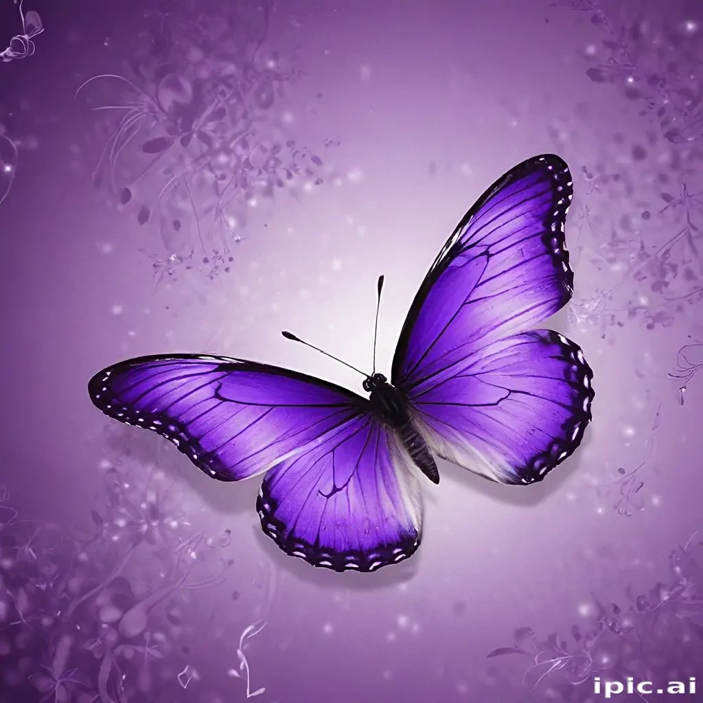 wallpaper purple butterfly