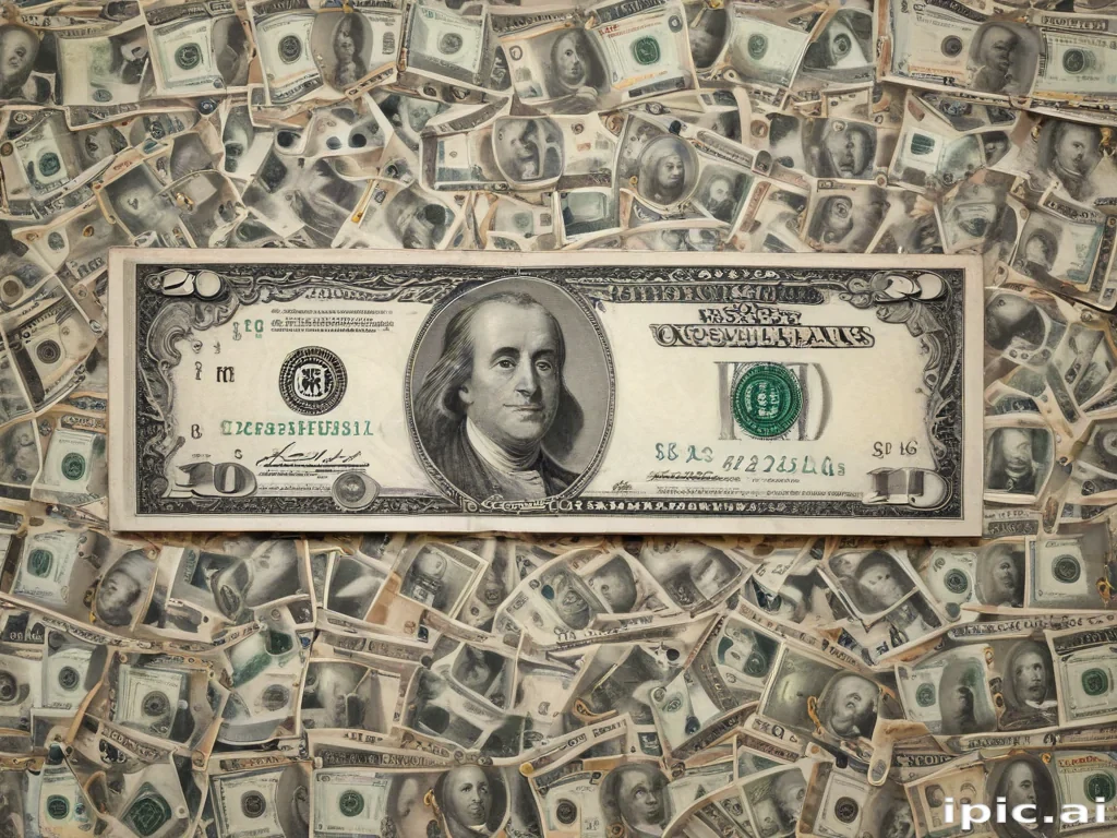 money with transparent background