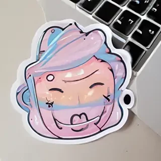 transparent aesthetic sticker