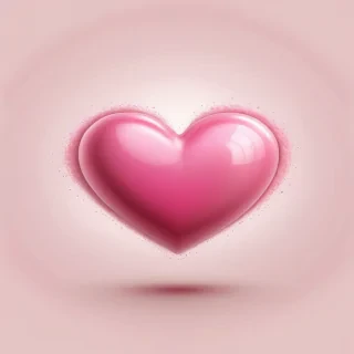 pink heart png transparent