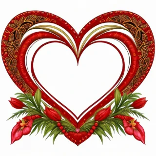 heart border png
