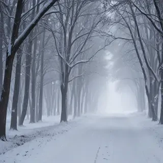 snowing iphone wallpaper