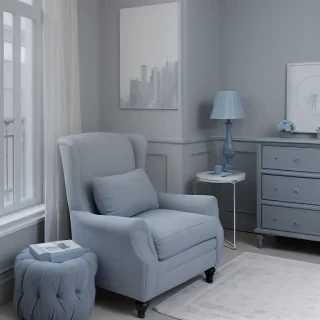 grey blue aesthetic