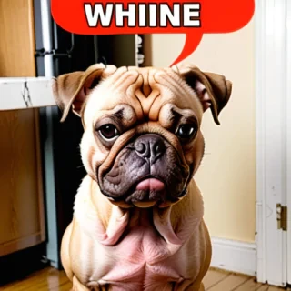 whine