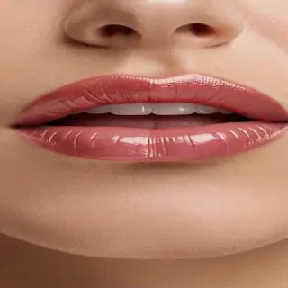 transparent lips