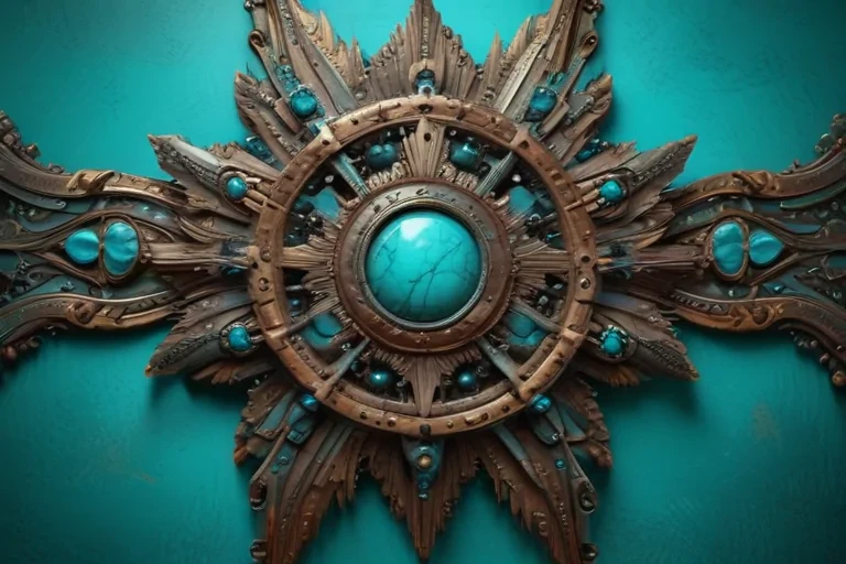 turquoise background