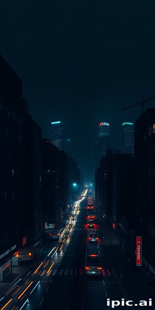 dark city background