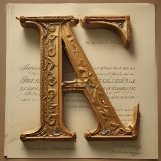 letters as images
