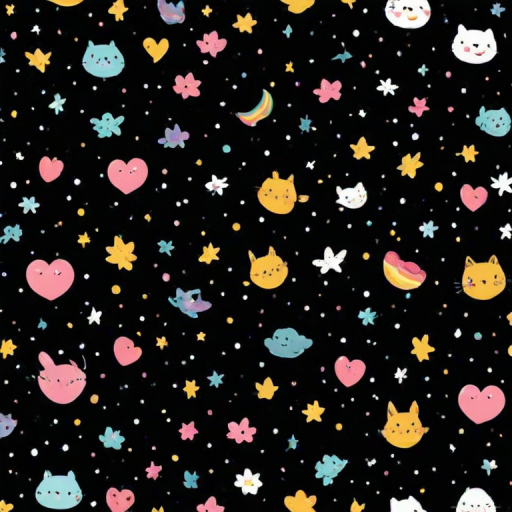 cute backgrounds black
