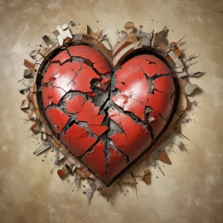 broken heart wallpaper
