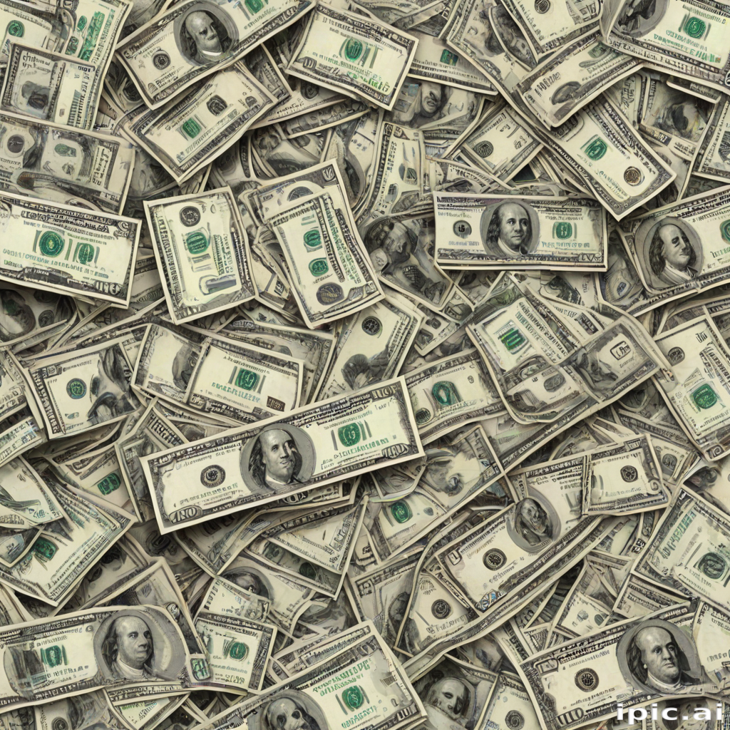 money with transparent background