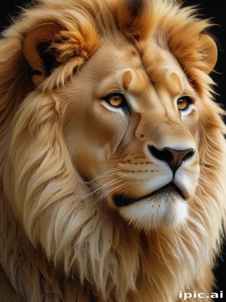 transparent lion
