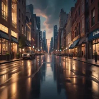 city street background