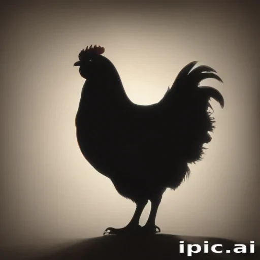 silhouette of a chicken