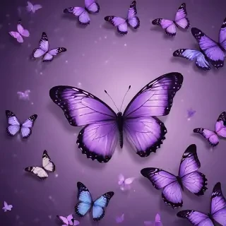 purple butterfly wallpaper aesthetic