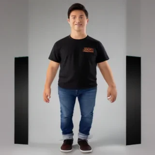 black t-shirt png