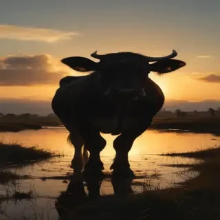 cow silhouette
