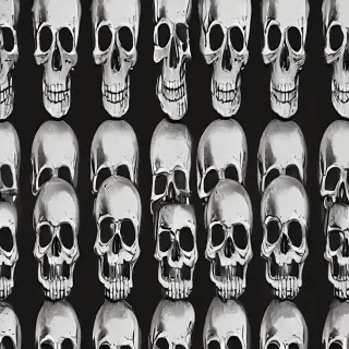 skull background