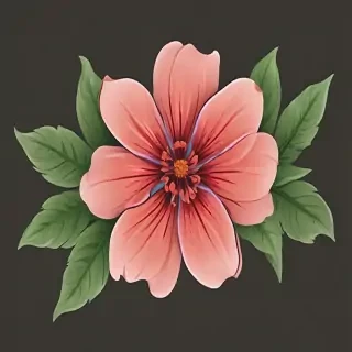 flower outline png