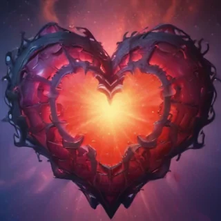 heart background aesthetic