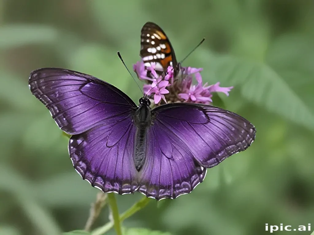 purple butterfly