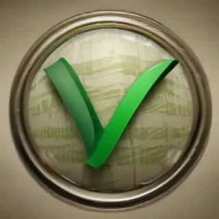 green check mark