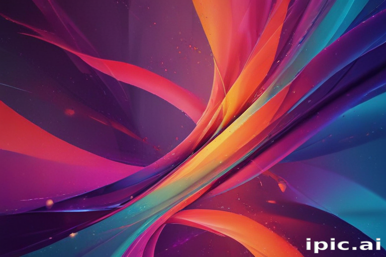 Vibrant Swirls of Color Creating a Dynamic Abstract Visual Experience