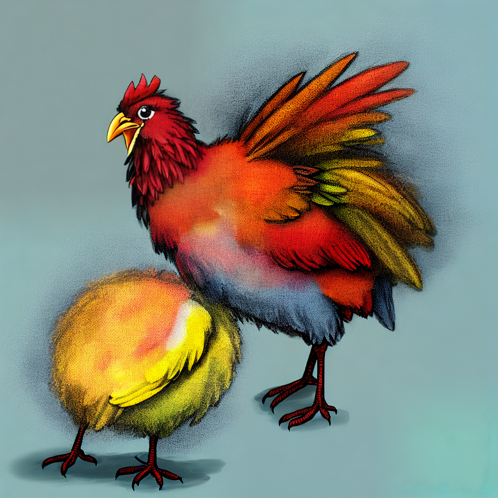 High quality chicken with white background
