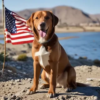 american eagle dog