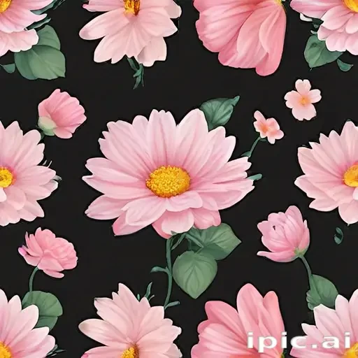 aesthetic flowers transparent