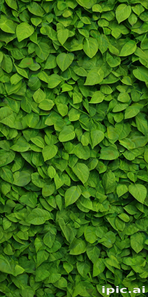 leaf background green