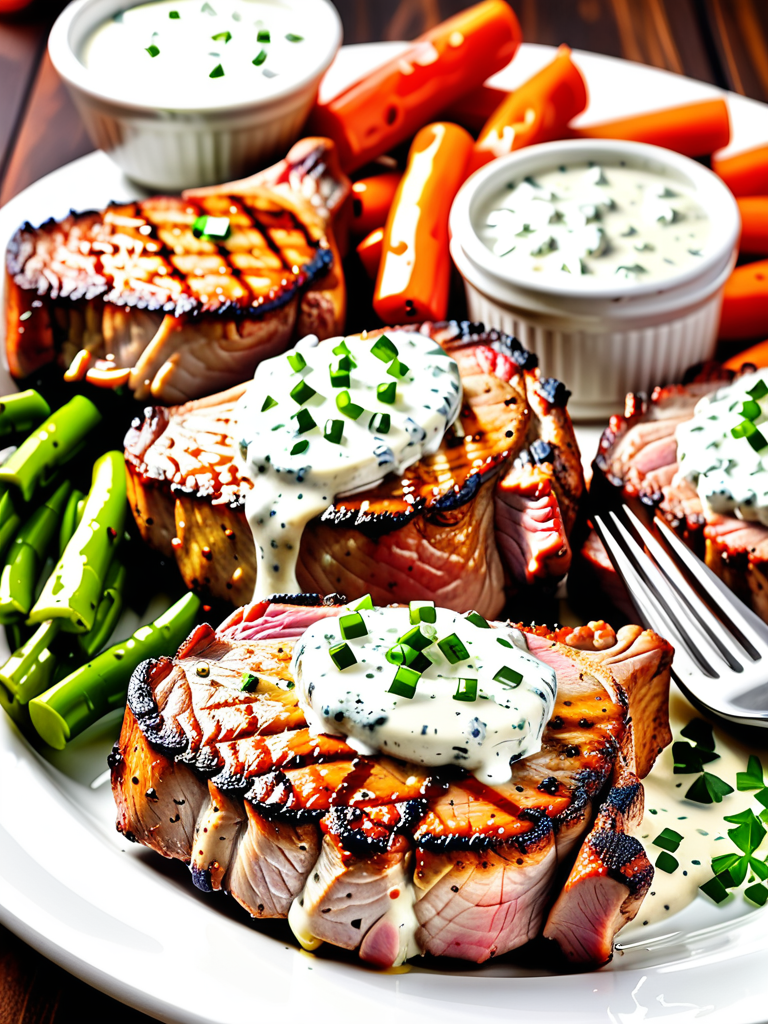 pork chops in the oven with ranch dressing