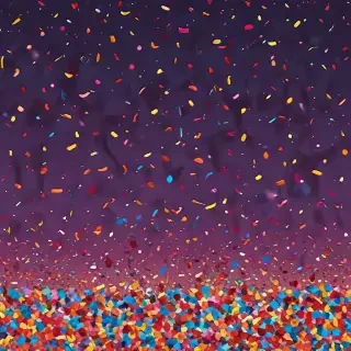 confetti vector